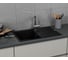 Мойка для кухни Bauedge врезная, кварцевая, в комплекте с сифоном BAU Stil Anthracite 78x51, антрацит BAU0020 3