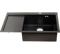 Мойка MELANA ProfLine 3.0/200, графит, врезная, прямоугольная, правая D7851HB-R графит