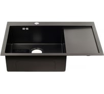 Мойка MELANA ProfLine 3.0/200, графит, врезная, прямоугольная, левая D7851HB-L графит