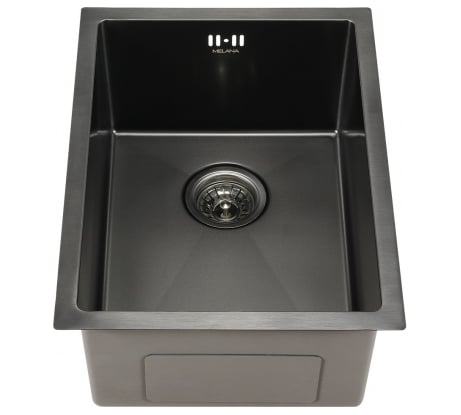 Мойка MELANA ProfLine 1.2/220, сатин, графит, врезная, прямоугольная, графит D5138HB