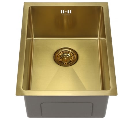 Мойка MELANA ProfLine 1.2/220, сатин, золото, врезная, прямоугольная D5138HG золото
