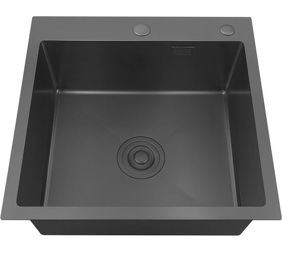 Набор 3 в 1 (кухонная мойка+ корзина раздвижная+ дозатор врезной) РМС MR-5050BL Matte