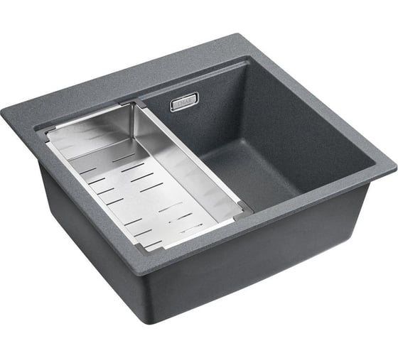 Гранитная мойка EMAR EMQ-1520.Q Антрацит 1