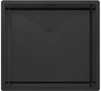 Мойка из нержавеющей стали Paulmark NEXT 48 UNI, матовый черный, 480x440мм, 1,2мм PM214844-MBN