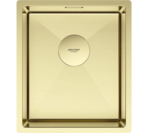 Мойка из нержавеющей стали Paulmark NEXT 38 UNI, светлое золото, 380x440мм, 1,2мм PM213844-LG 1