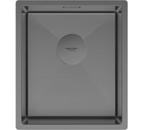 Мойка из нержавеющей стали Paulmark NEXT 38 UNI, вороненая сталь,380x440мм, 1,2мм PM213844-GM