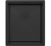 Мойка из нержавеющей стали Paulmark NEXT 38 UNI, матовый черный, 380x440мм, 1,2мм PM213844-MBN