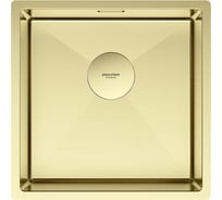 Мойка из нержавеющей стали Paulmark NEXT 44 UNI, светлое золото, 440x440мм, 1,2мм PM214444-LG