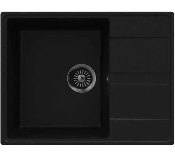 Кухонная мойка MAUNFELD Lacrima 650 черный MFQS-650B
