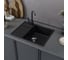Кухонная мойка MAUNFELD Lacrima 650 черный MFQS-650B 2