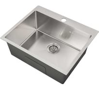 Мойка сварная с сифоном VIDAGE VS-6050, 60x50x21.5 см, цвет сатин, нерж сталь 1602016