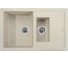 Кухонная мойка KAISER двойная 780x500x190 Sand Beige KG2M-7850-SB 1