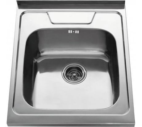 Кухонная мойка KAISER накладная, 500x500, 0.8 мм, хром KSS-5050