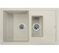 Кухонная мойка KAISER двойная 780x500x190 Sand KG2M-7850-S