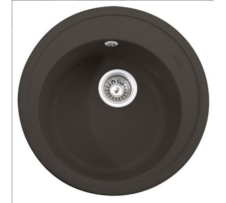 Кухонная мойка KAISER Ф510 Coffee Beige круглая KGM-510-CB