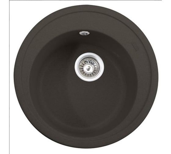 Кухонная мойка KAISER Ф510 Coffee Beige круглая KGM-510-CB 1