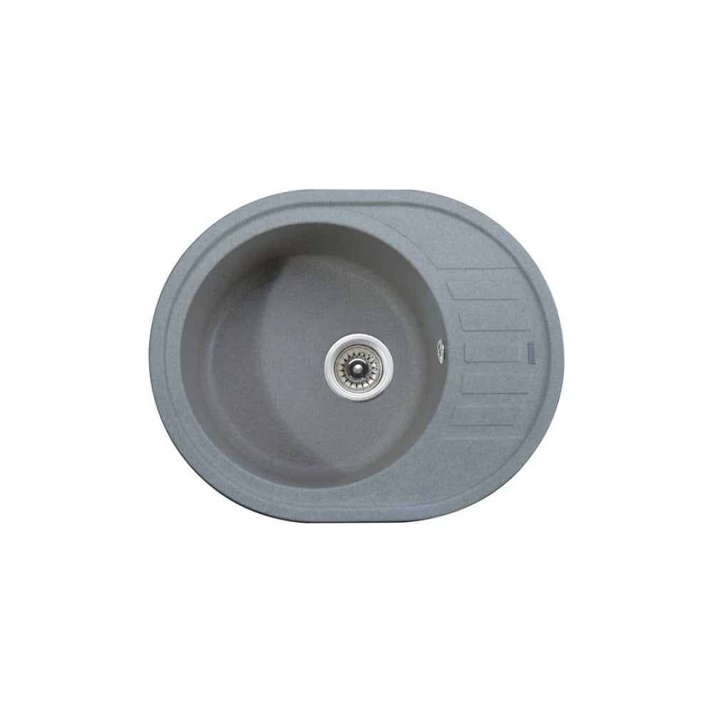 Кухонная мойка KAISER 620x500x220 Grey овальная KGMO-6250-G - выгодная ...