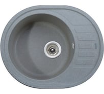Кухонная мойка KAISER 620x500x220 Grey овальная KGMO-6250-G