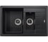 Кухонная мойка KAISER двойная, 780x500x190 Black Pearl KG2M-7850-BP 1