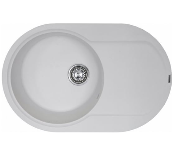 Кухонная мойка KAISER 7850 White круглая KMM-7850 W 1