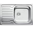 Кухонная мойка KAISER врезная 780x500, 0.8 мм, хром/правая KSS-7850R 1