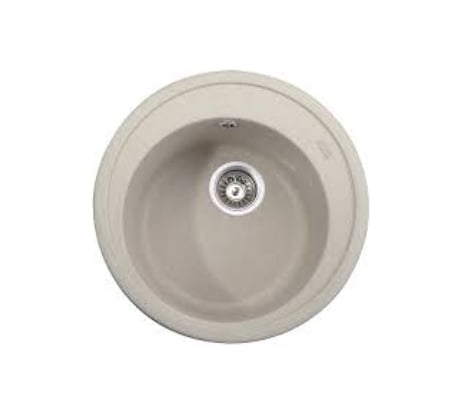 Кухонная мойка KAISER Ф510 Sand Beige круглая KGM-510-SB