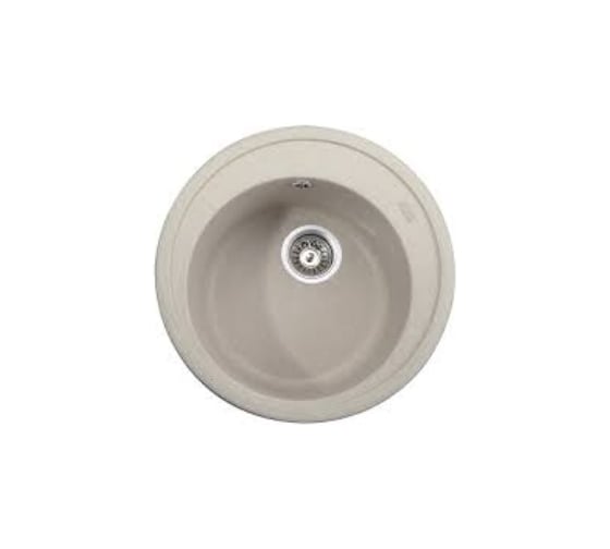 Кухонная мойка KAISER Ф510 Sand Beige круглая KGM-510-SB