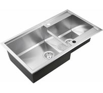 Кухонная мойка KAISER 860x500x220 1.2 мм двойная KT2M-8650