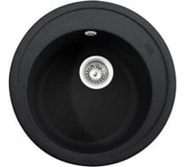 Кухонная мойка KAISER Ф490 Black Pearl круглая KGM-490-BP