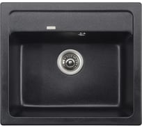 Кухонная мойка KAISER 570x500x200 Black Pearl KGM-5750-BP
