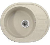 Кухонная мойка KAISER 620x500x220 Sand овальная KGMO-6250-S