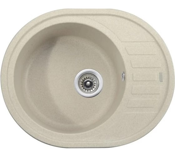 Кухонная мойка KAISER 620x500x220 Sand овальная KGMO-6250-S 1