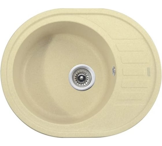 Кухонная мойка KAISER 620x500x220 Jasmine овальная KGMO-6250-J 1