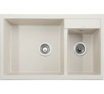 Кухонная мойка KAISER двойная 800x500x190 SandBeige KG2M-8050-SB