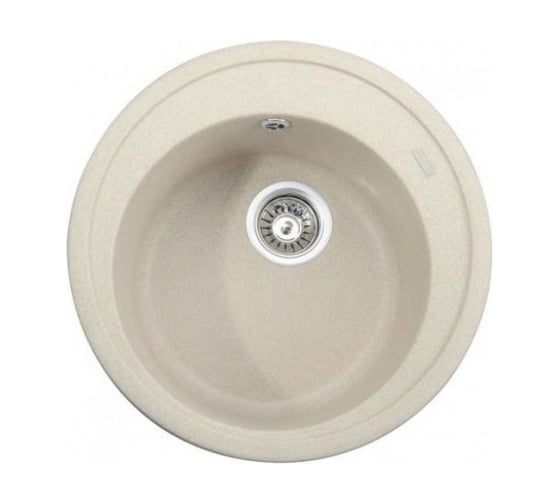 Кухонная мойка KAISER Ф510 Sand круглая KGM-510-S