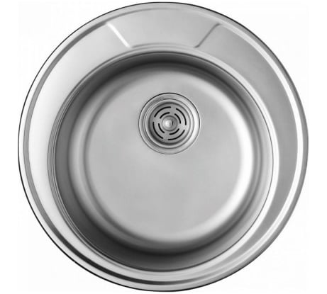 Кухонная мойка KAISER врезная 510x180, 0.8 мм круглая хром KSS-510