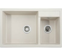Кухонная мойка KAISER двойная 800x500x190 Sand KG2M-8050-S