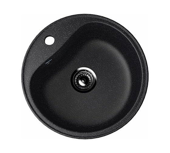 Кухонная мойка ULGRAN U-100 черный U-100-308