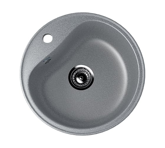 Кухонная мойка ULGRAN U-100 темно-серый U-100-309