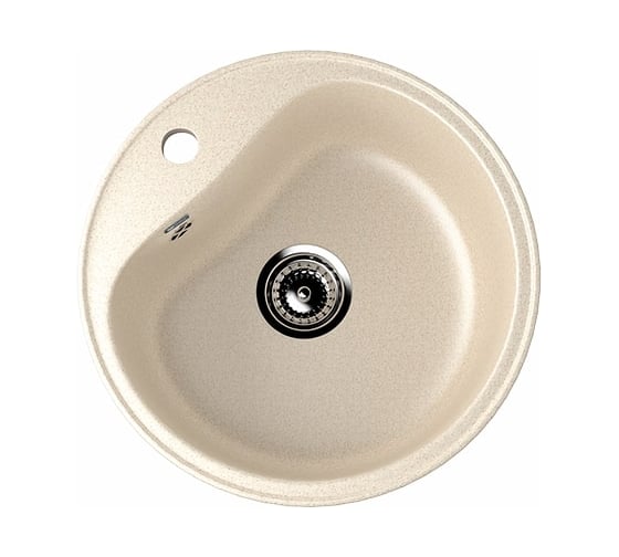 Кухонная мойка ULGRAN U-100 бежевый U-100-328 1