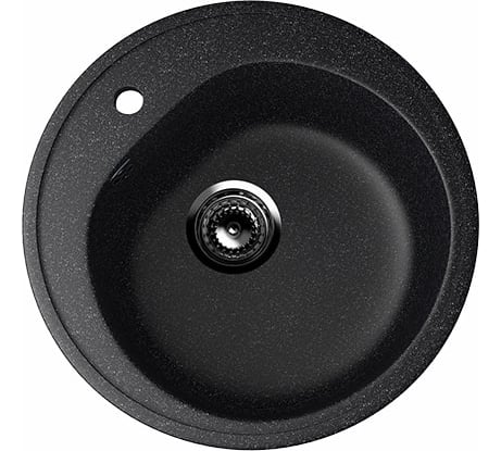 Кухонная мойка ULGRAN U-101 черный U-101-308