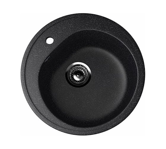 Кухонная мойка ULGRAN U-101 черный U-101-308 1