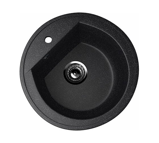 Кухонная мойка ULGRAN U-103 черный U-103-308 1