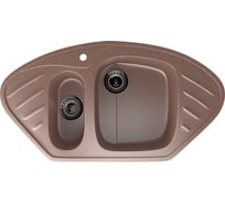 Кухонная мойка ULGRAN U-105 терракот U-105-307