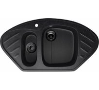 Кухонная мойка ULGRAN U-105 черный U-105-308