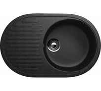 Кухонная мойка ULGRAN U-107 черный U-107-308