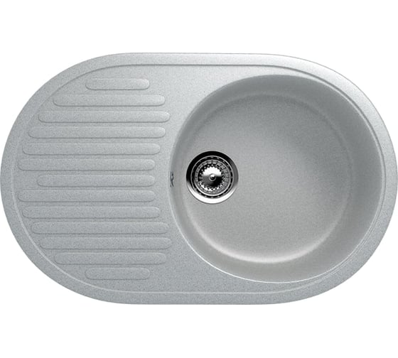 Кухонная мойка ULGRAN U-107 серый U-107-310 1