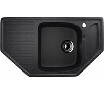 Кухонная мойка ULGRAN U-109 черный U-109-308