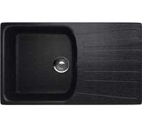 Кухонная мойка ULGRAN U-203 черный U-203-308