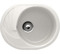 Кухонная мойка ULGRAN U-403 цвет: молочный U-403-341